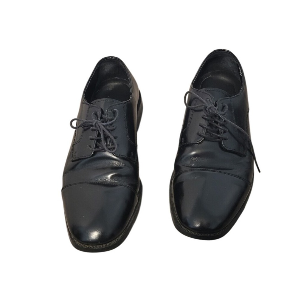 Men's Nunn Bush Black Leather Dress‎ Shoes Size 8M